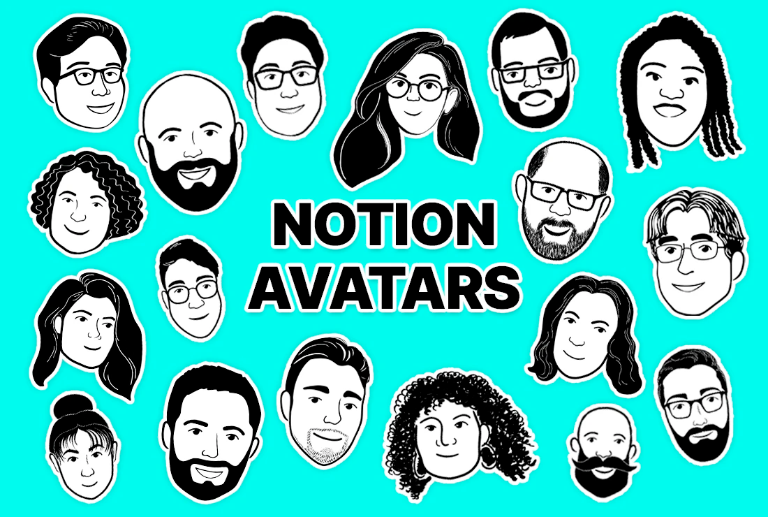 Notion Avatar  Avatar Notions Illustration