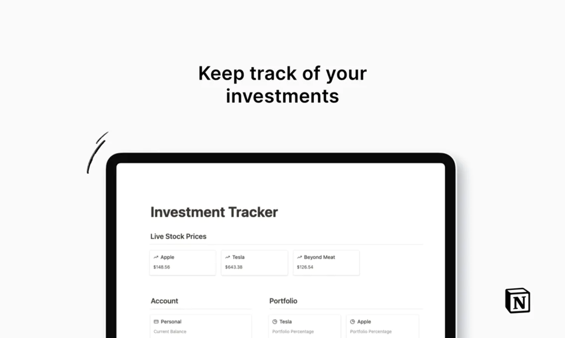 Manage Your Personal Finances | Notion Templates