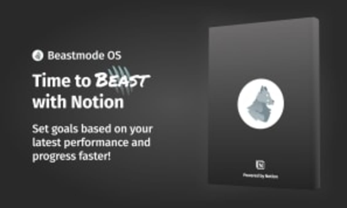 Notion template for managing workout & stay fit | Beast mode OS