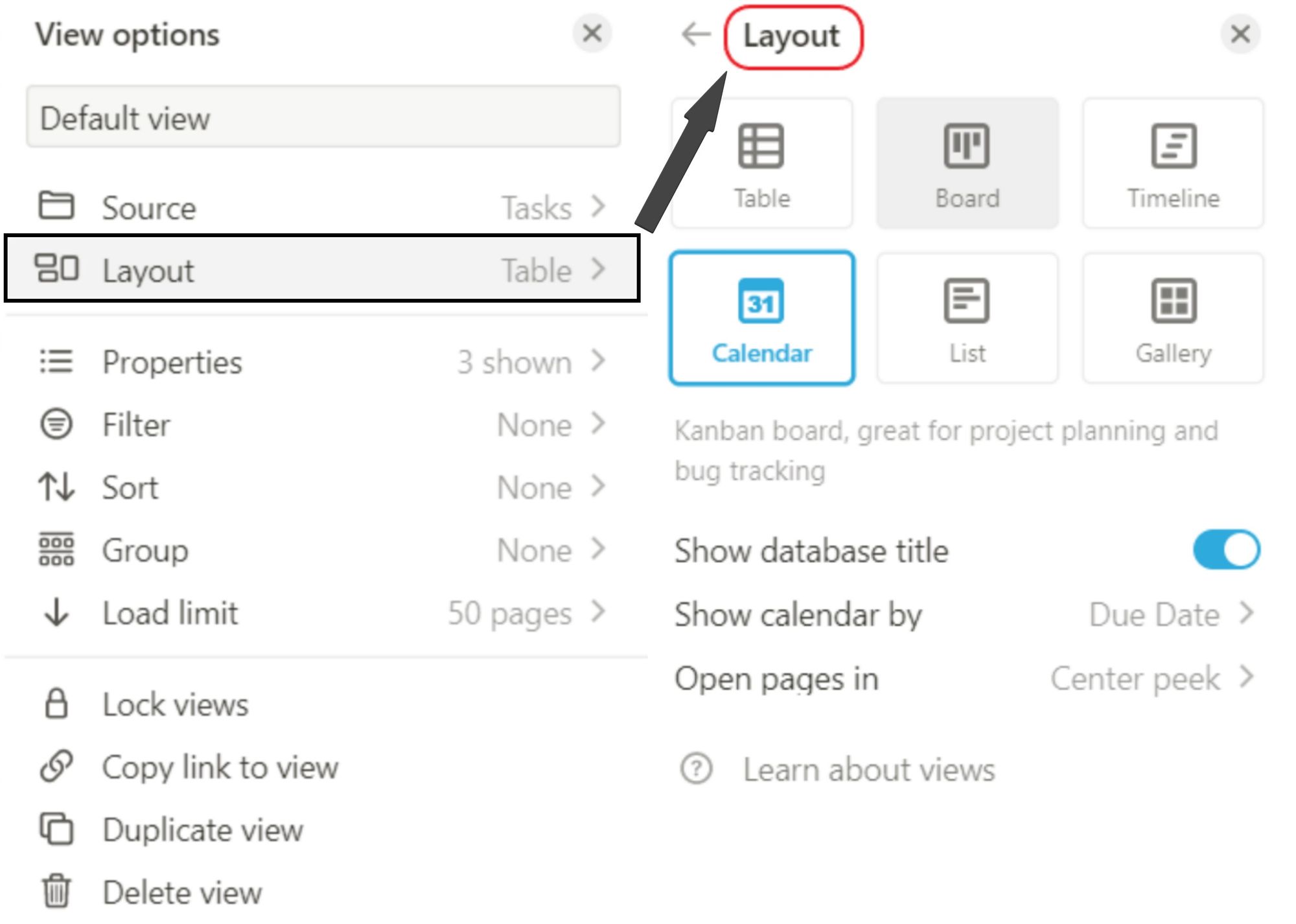 Sync 2 Notion Databases | Linking view of Database