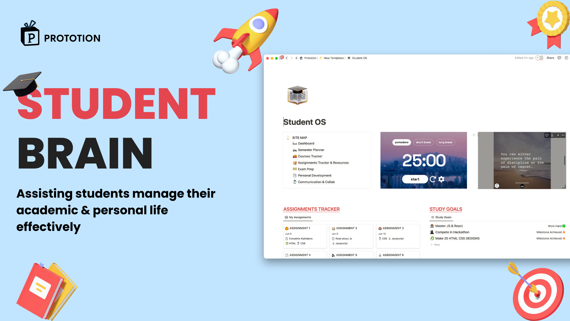 Notion Template for Students | Student OS