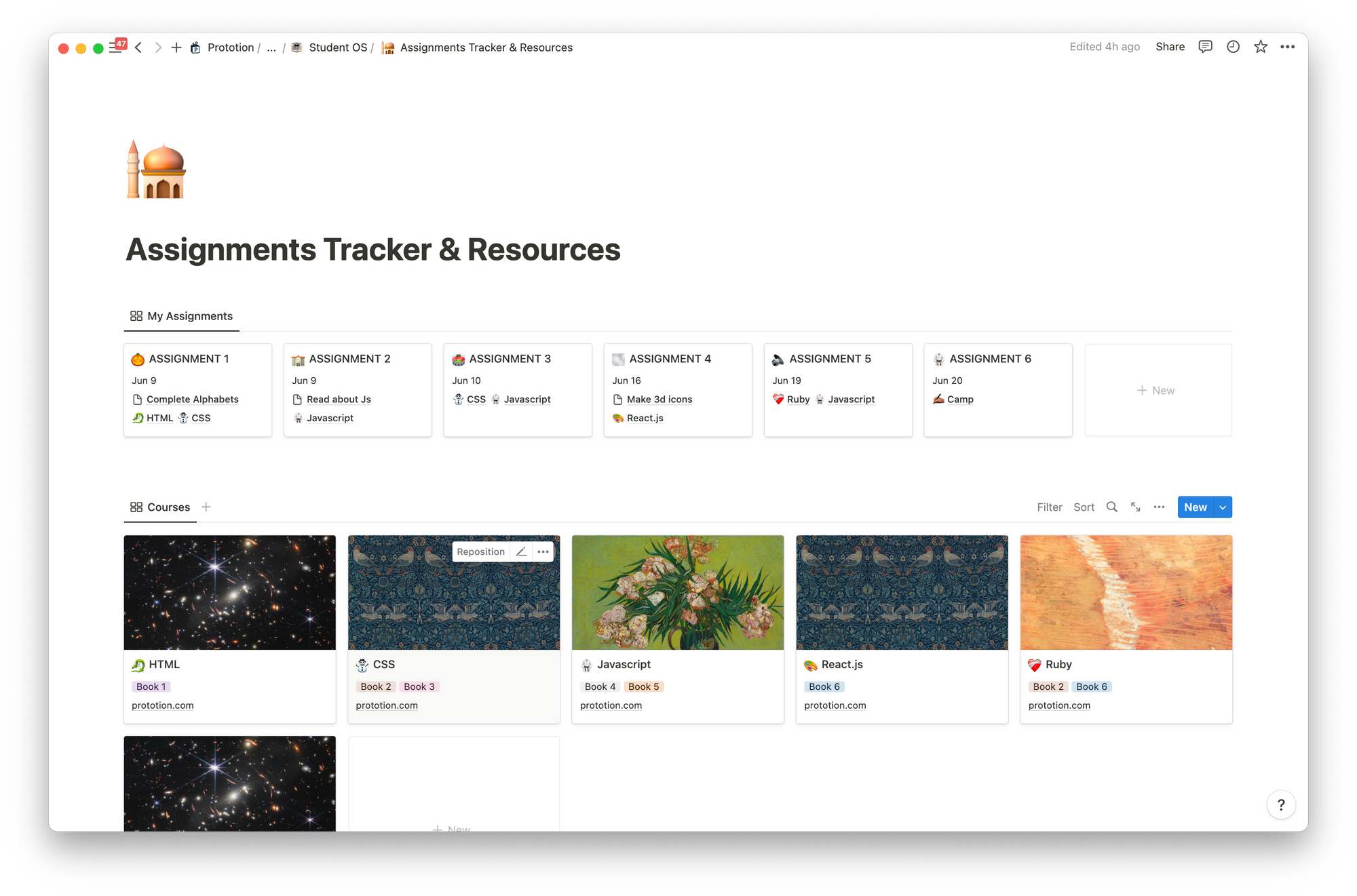 Notion Template for Students | Student OS