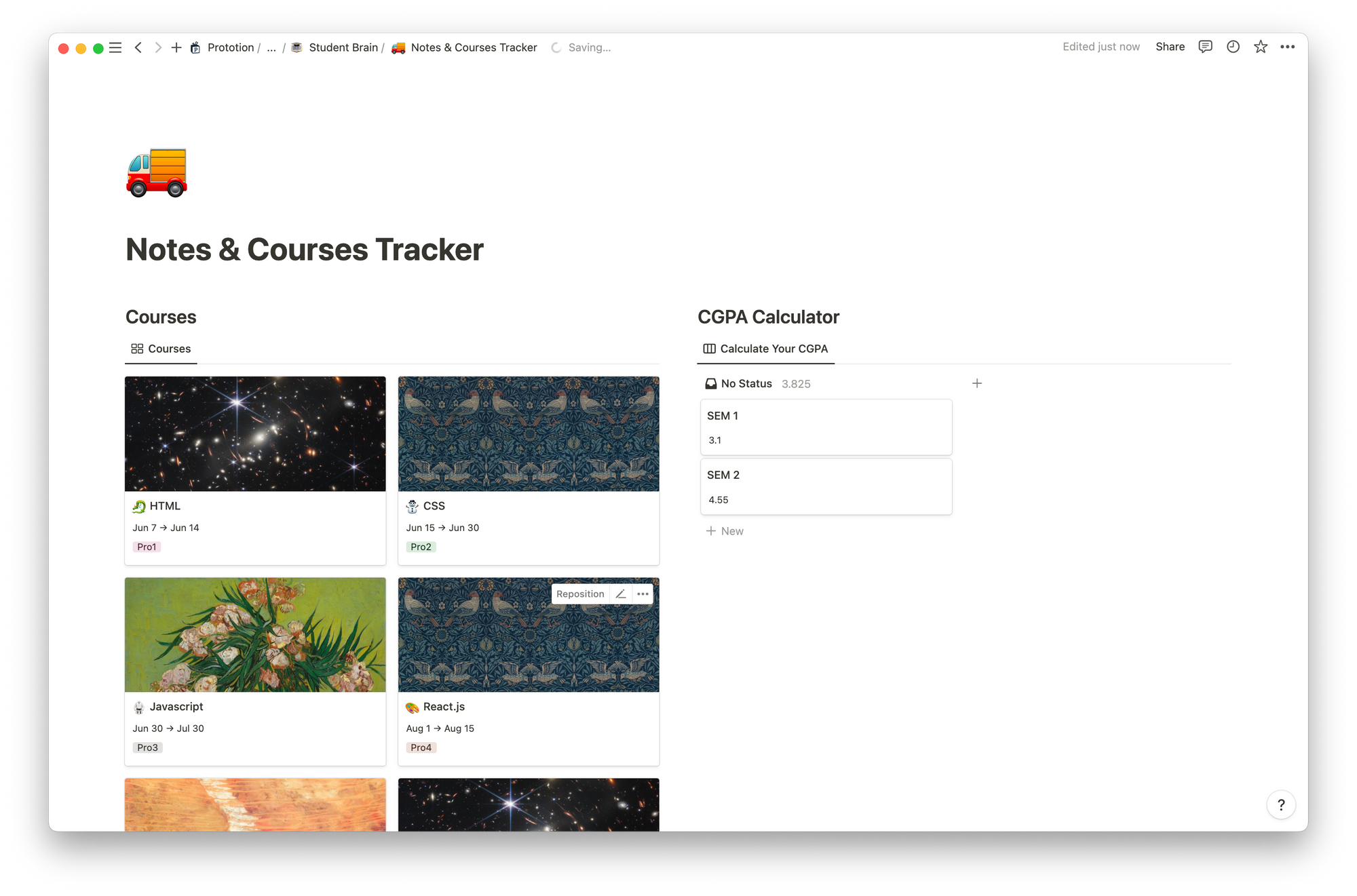 Notion Template for Students | Student OS